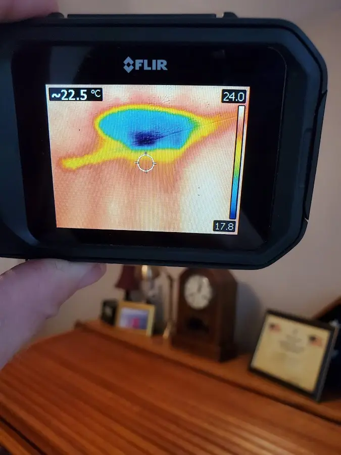 Thermal imaging inspection for water damage in Pahokee